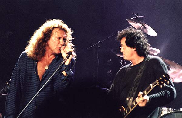 Jimmy Page and Robert Plant, July 16th, 1998 at MSG,NYC