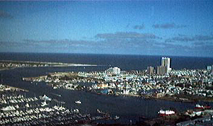 Atlantic City view from the window.